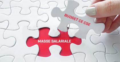 Masse salariale Budget et CSE