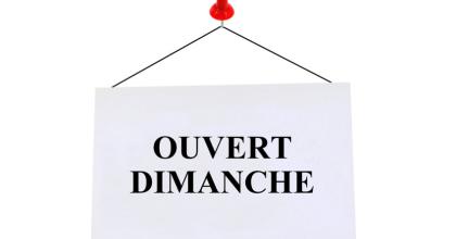 Ouvert le dimanche 